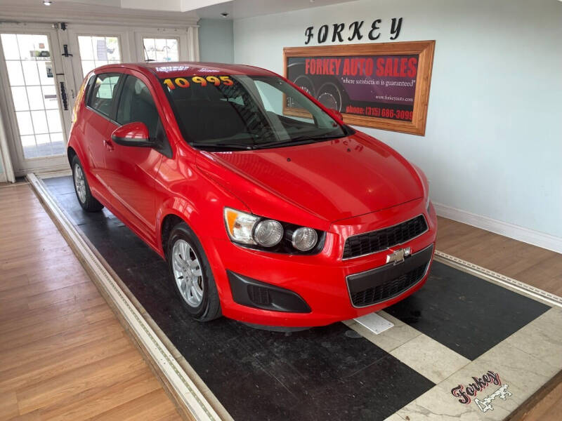 2015 Chevrolet Sonic for sale at Forkey Auto & Trailer Sales in La Fargeville NY