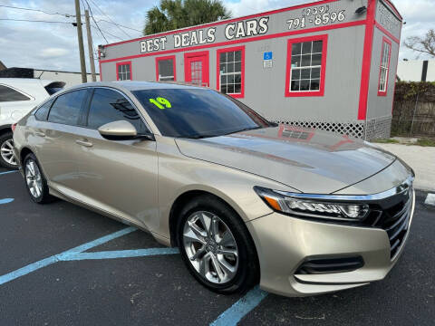 2019 Honda Accord for sale at Best Deals Cars Inc in Fort Myers FL
