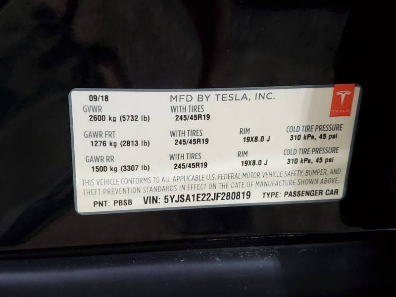 2018 Tesla Model S 75D