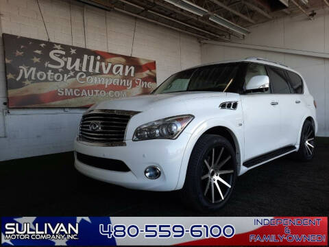 2014 Infiniti QX80 for sale at SULLIVAN MOTOR COMPANY INC. in Mesa AZ