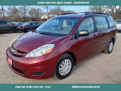 2009 Toyota Sienna for sale at Your Choice Autos - Crestwood in Crestwood IL