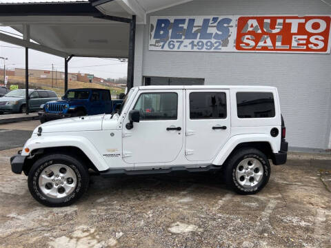 2014 Jeep Wrangler Unlimited for sale at Bells Auto Sales in Winston Salem NC