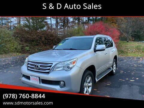 2012 Lexus GX 460 for sale at S & D Auto Sales in Maynard MA