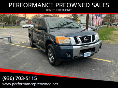 2015 Nissan Titan for sale at PERFORMANCE PREOWNED SALES in Conroe TX