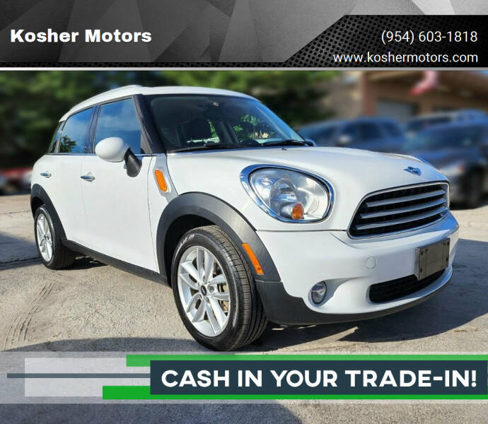 2014 MINI Countryman for sale at Kosher Motors in Hollywood FL