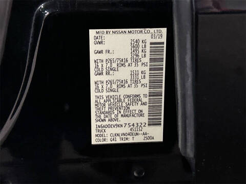 2019 Nissan Frontier PRO-4X