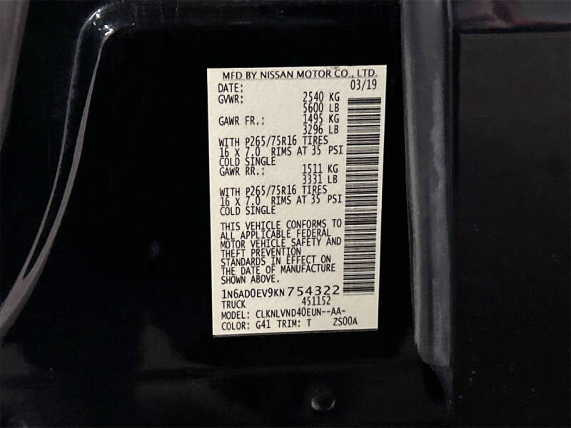 2019 Nissan Frontier PRO-4X