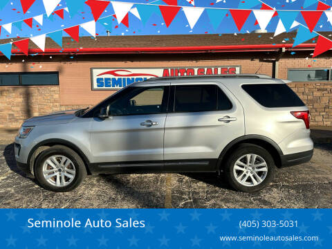 2018 Ford Explorer for sale at Seminole Auto Sales in Seminole OK