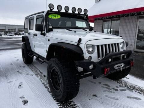 2018 Jeep Wrangler JK Unlimited for sale at Everyone's Financed At Borgman - BORGMAN OF HOLLAND LLC in Holland MI