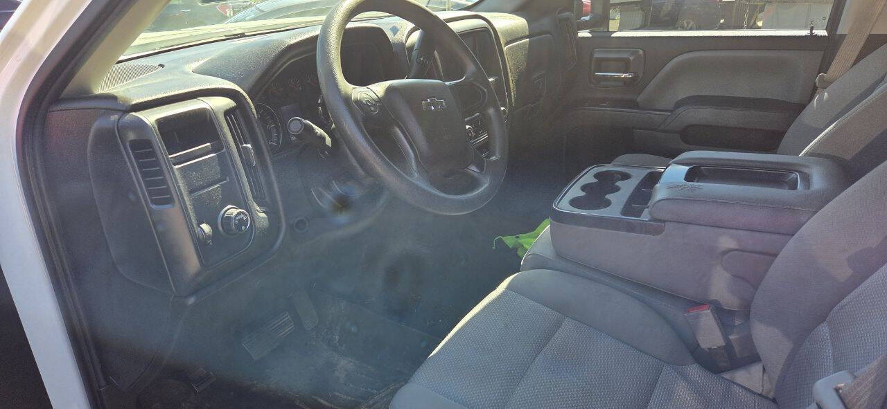 White 2016 Chevrolet Silverado 1500 Custom 4x2 Custom 4dr Double Cab 6.5 ft. SB 9