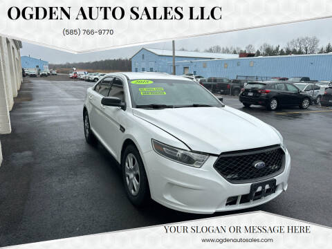 2018 Ford Taurus for sale at Ogden Auto Sales LLC in Spencerport NY
