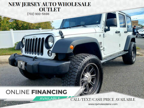 2014 Jeep Wrangler Unlimited for sale at New Jersey Auto Wholesale Outlet in Union Beach NJ