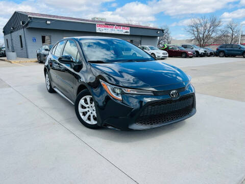 2020 Toyota Corolla for sale at GREENWOOD AUTO LLC in Lincoln NE