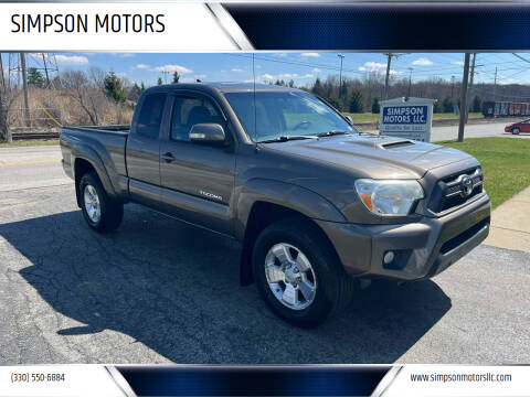 2012 Toyota Tacoma for sale at SIMPSON MOTORS in Youngstown OH