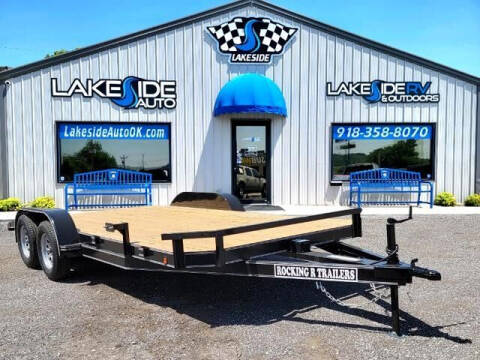 2022 Rocking R 83x18 Car Trailer for sale at Lakeside Auto RV & Outdoors in Cleveland OK