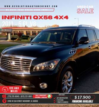 2011 Infiniti QX56 for sale at Revolution Auto Inc in McHenry IL