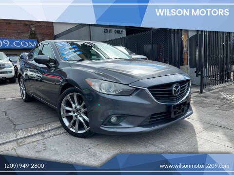 2015 Mazda MAZDA6 for sale at WILSON MOTORS in Stockton CA