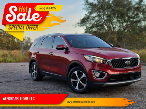 2016 Kia Sorento for sale at AFFORDABLE ONE LLC in Orlando FL