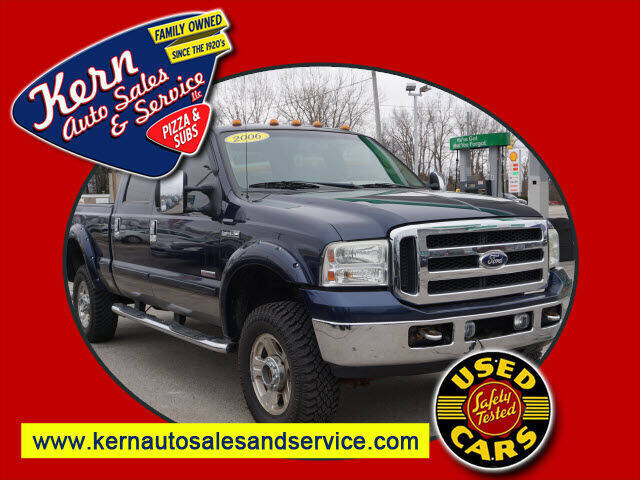 2006 Ford F-250 Super Duty for sale at Kern Auto Sales & Service LLC in Chelsea MI