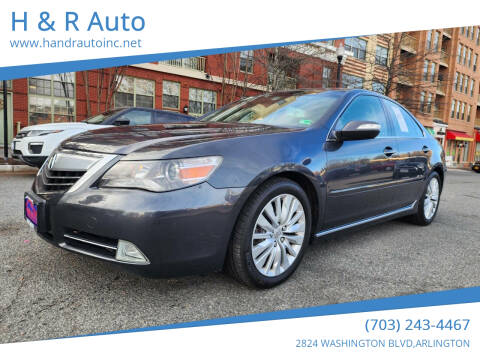 2011 Acura RL for sale at H & R Auto in Arlington VA