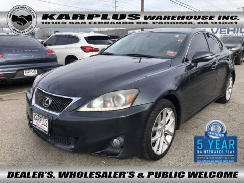 2011 Lexus IS 250 for sale at Karplus Warehouse in Pacoima CA