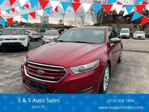 2013 Ford Taurus for sale at S & S Auto Sales in Franklin WI