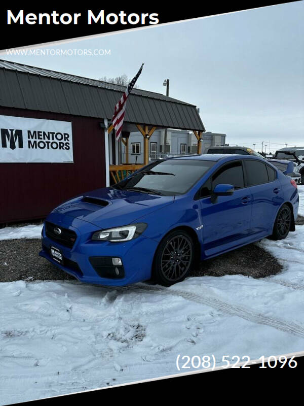 2016 Subaru WRX for sale at Mentor Motors in Idaho Falls ID