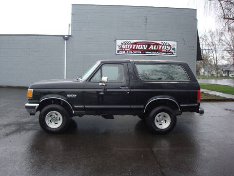 1990 Ford Bronco for sale at Motion Autos in Longview WA