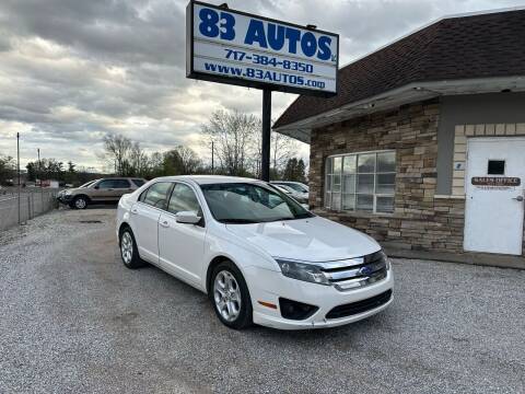 2010 Ford Fusion for sale at 83 Autos in York PA