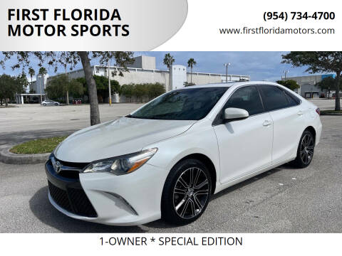 2016 Toyota Camry for sale at FIRST FLORIDA MOTOR SPORTS in Pompano Beach FL