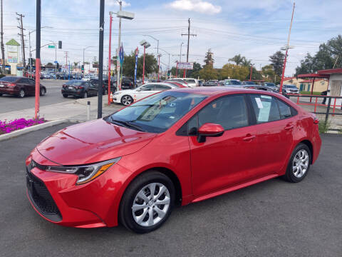 2021 Toyota Corolla for sale at Pacific West Imports in Los Angeles CA