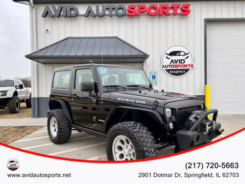 2017 Jeep Wrangler for sale at AVID AUTOSPORTS in Springfield IL