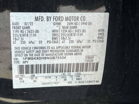 2022 Ford Explorer XLT