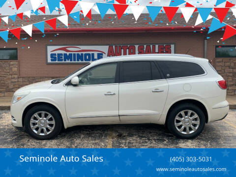 2014 Buick Enclave for sale at Seminole Auto Sales in Seminole OK
