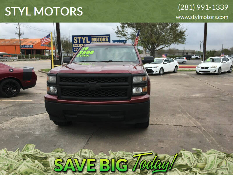 2014 Chevrolet Silverado 1500 for sale at STYL MOTORS in Pasadena TX