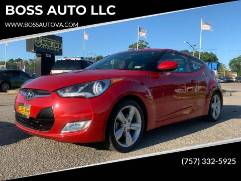 2014 Hyundai Veloster for sale at BOSS AUTO LLC in Norfolk VA