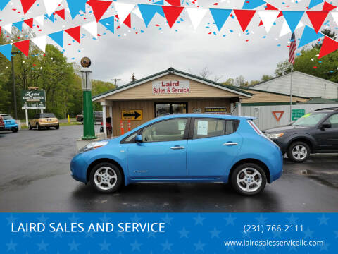 2012 Nissan LEAF for sale at LAIRD SALES AND SERVICE in Muskegon MI