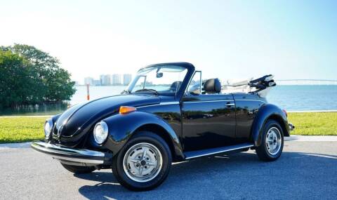 1979 Volkswagen Beetle Convertible for sale at P J'S AUTO WORLD-CLASSICS in Clearwater FL
