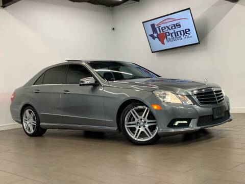 2011 Mercedes-Benz E-Class for sale at Texas Prime Motors in Houston TX