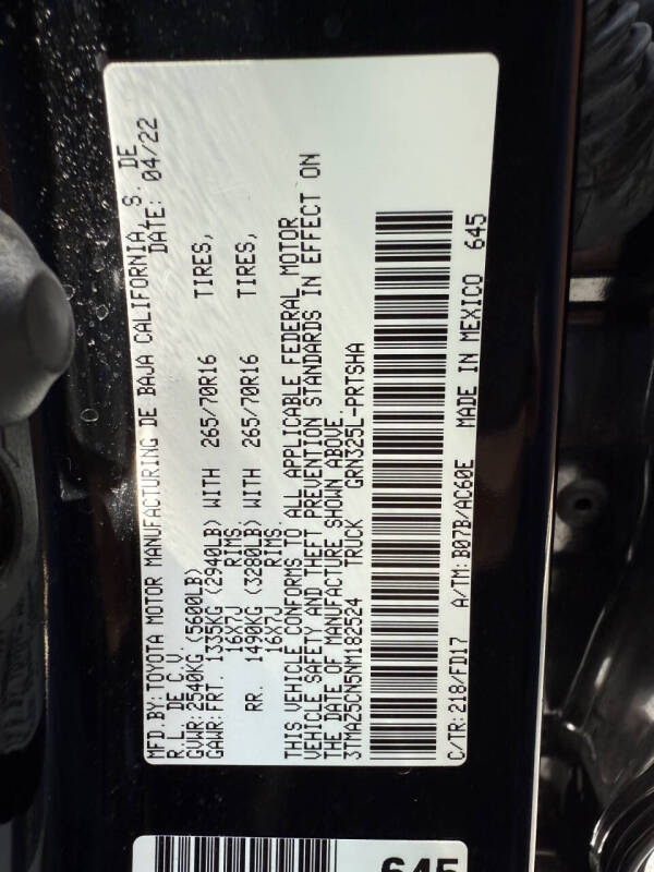 2022 Toyota Tacoma TRD Off-Road