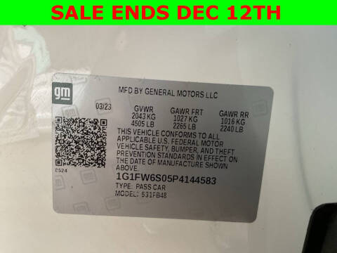 2023 Chevrolet Bolt EV 1LT