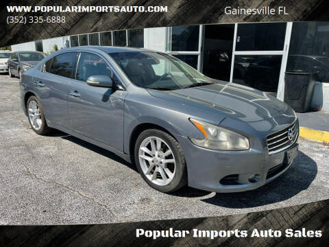 2009 Nissan Maxima for sale at Popular Imports Auto Sales in Gainesville FL