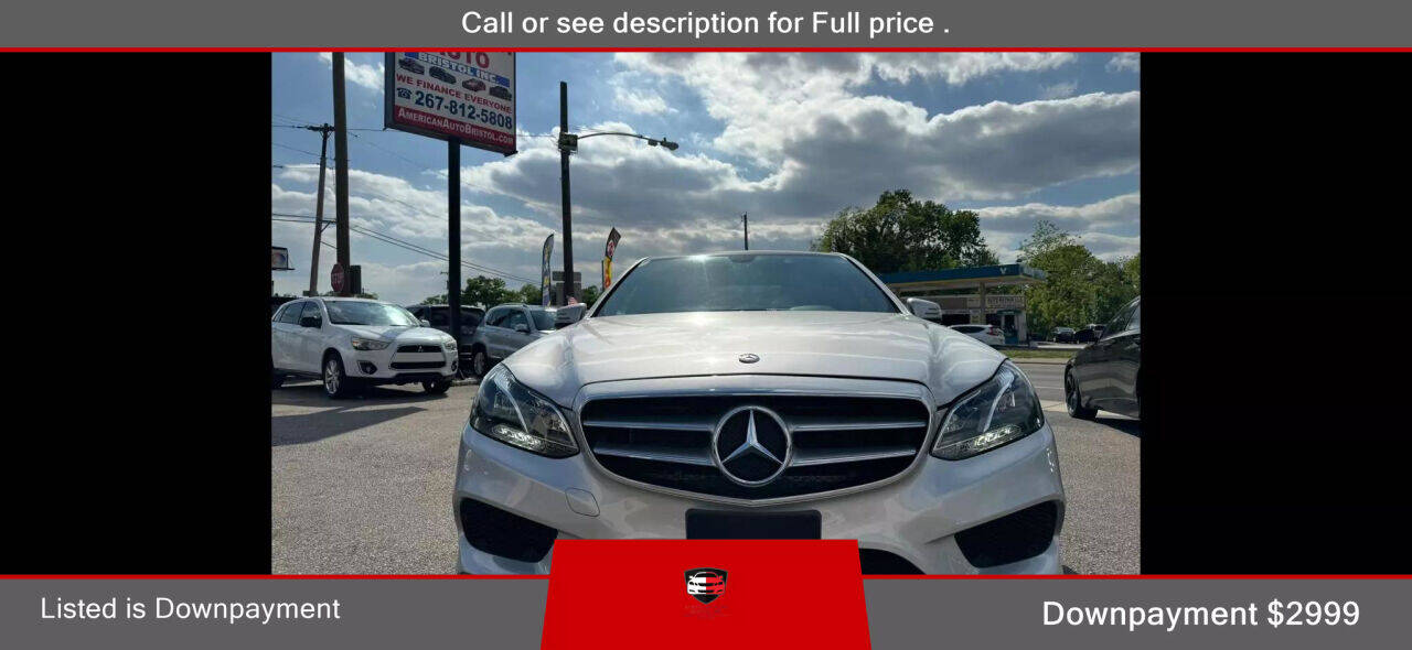 2014 Mercedes-Benz E-Class for sale at American Auto Bristol Inc in Bristol, PA