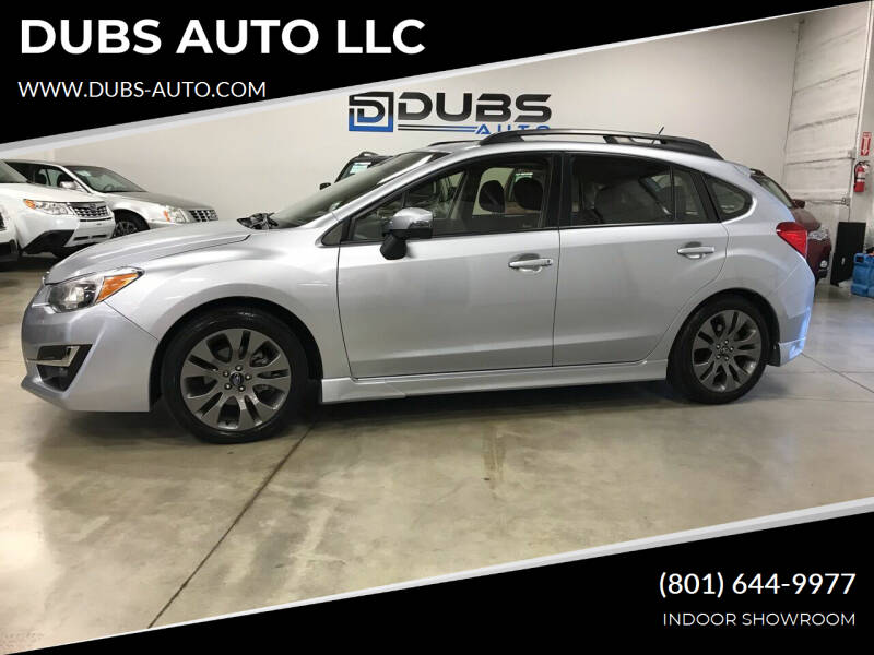 2015 Subaru Impreza for sale at DUBS AUTO LLC in Clearfield UT