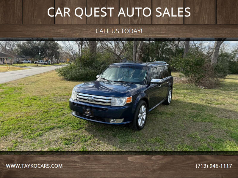 2012 Ford Flex for sale at CAR QUEST AUTO SALES in Houston TX