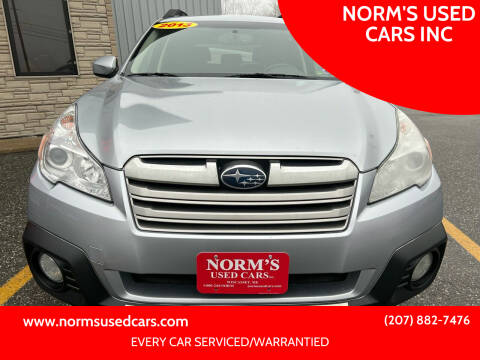 2013 Subaru Outback for sale at NORM'S USED CARS INC in Wiscasset ME