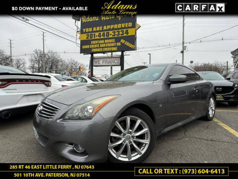 2014 Infiniti Q60 Coupe for sale at Adams Auto Group in Little Ferry NJ