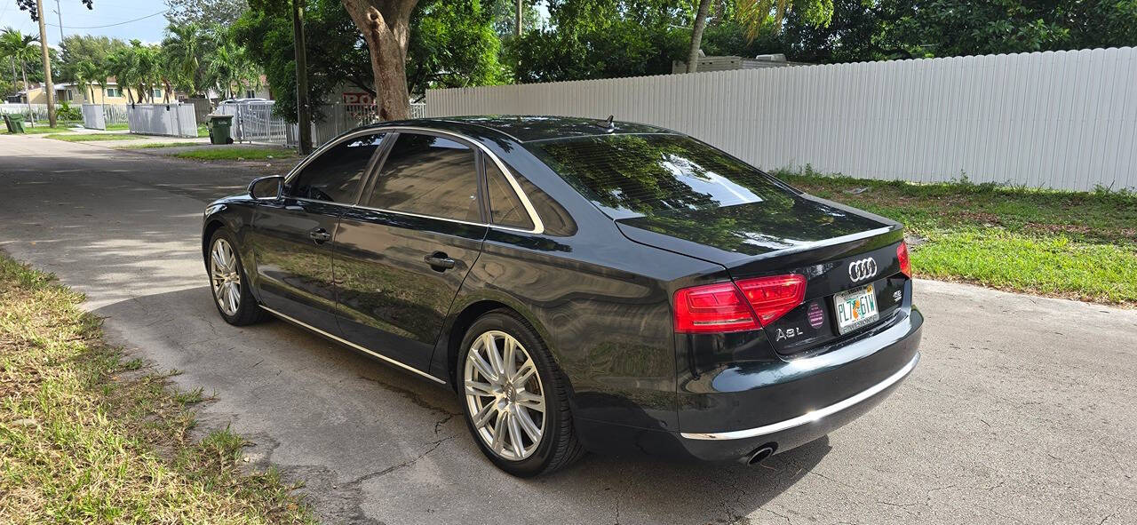 2012 Audi A8 L for sale at All About Wheels Inc in Miami, FL