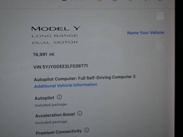 2020 Tesla Model Y Long Range