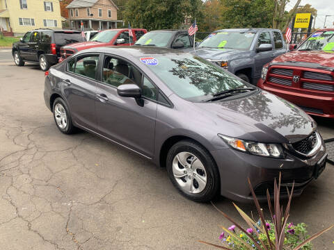 2015 Honda Civic for sale at CAR CORNER RETAIL SALES in Manchester CT